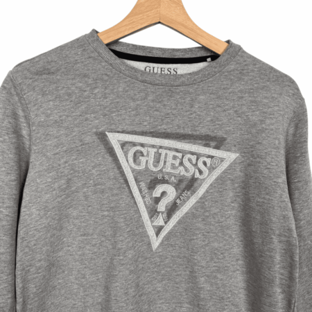 Guess sweatshirt grey Interrogant