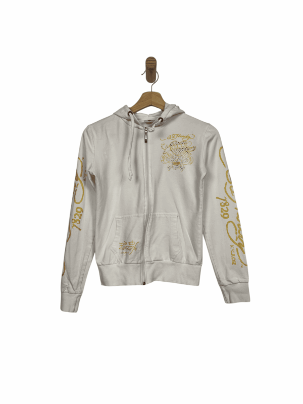 Ed hardy sweatshirt white