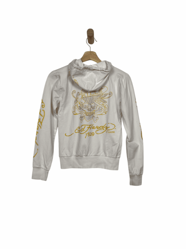 Ed hardy sweatshirt white - Imagen 3