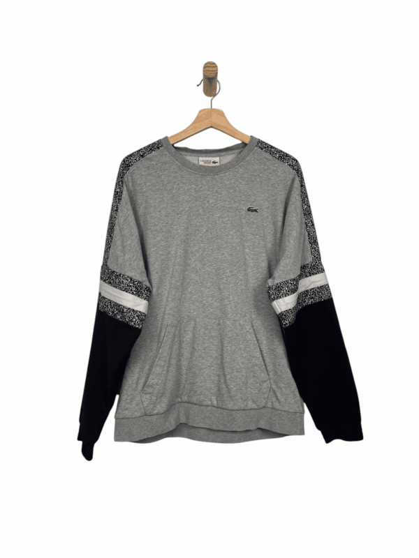 Lacoste sweatshirt grey and black