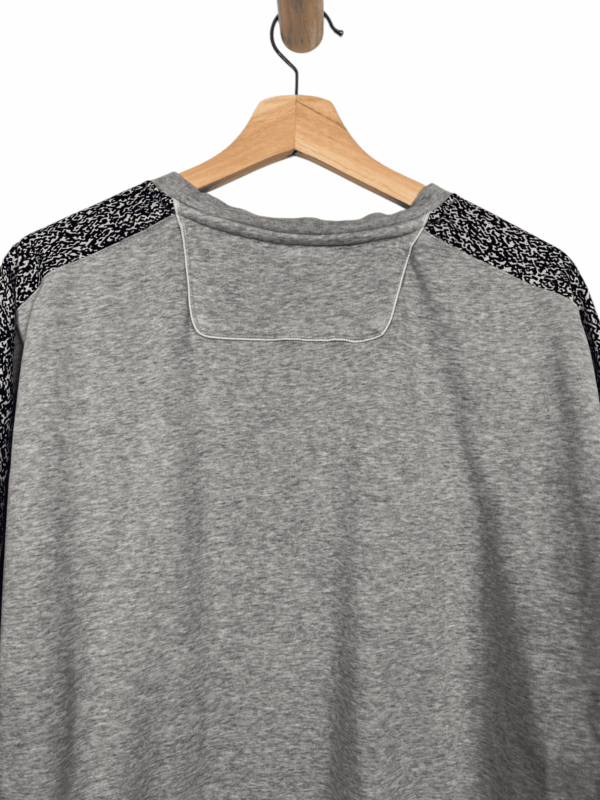 Lacoste sweatshirt grey and black - Imagen 4
