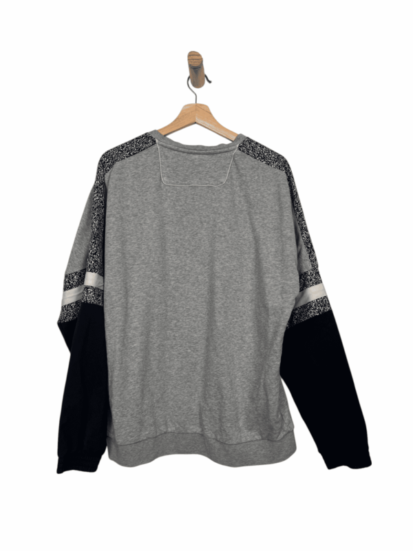 Lacoste sweatshirt grey and black - Imagen 3