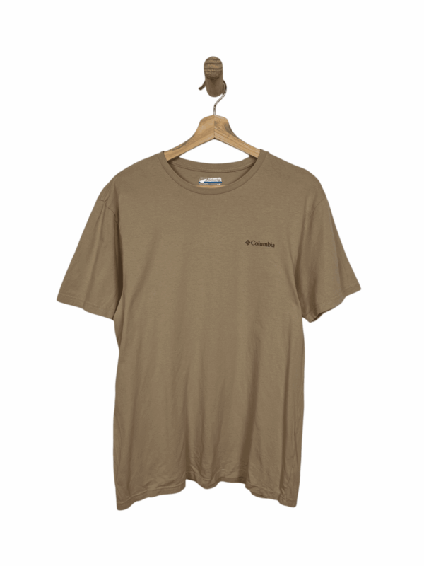 COLUMBIA t-shirt light brown 2000s - Imagen 4