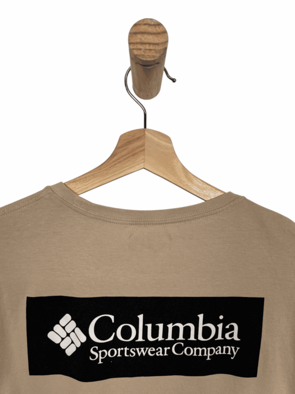COLUMBIA t-shirt light brown 2000s - Imagen 2