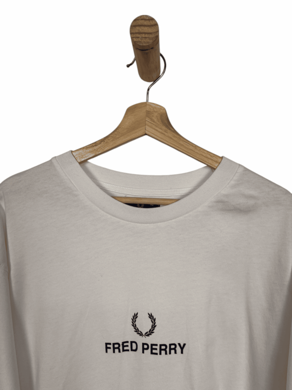 Fred Perry white t-shirt - Imagen 2