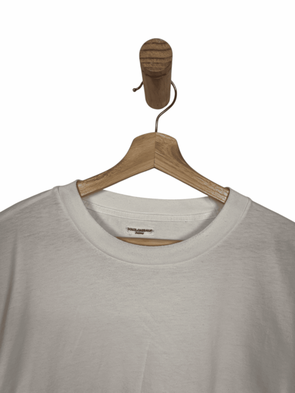 DOLCE & GABBANA t-shirt white athletic - Imagen 2