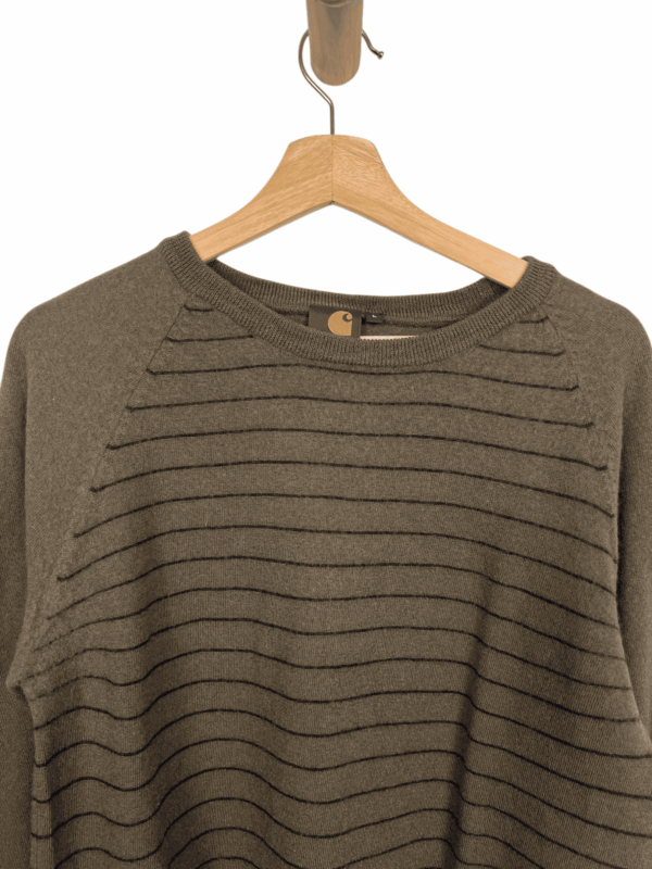 CARHARTT PULLOVER GREEN CAQUI - Imagen 2