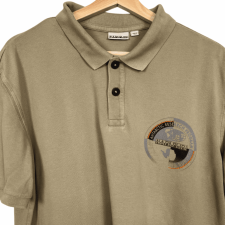 Napapijri poloshirt caqui green