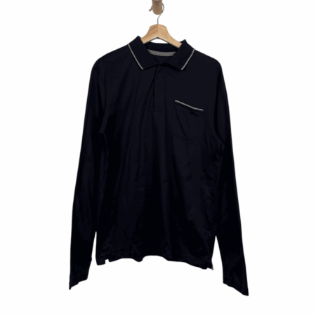 Hugo boss poloshirt blue navy long sleeve