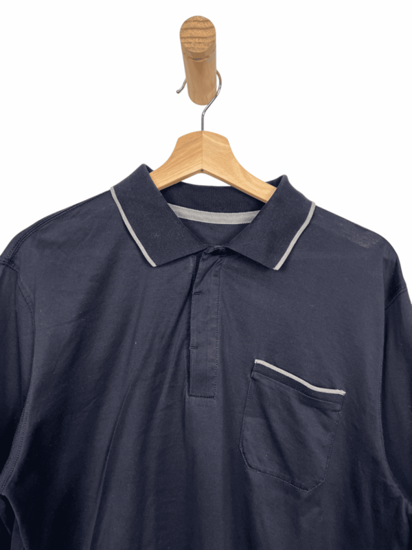 Hugo boss poloshirt blue navy long sleeve - Imagen 3