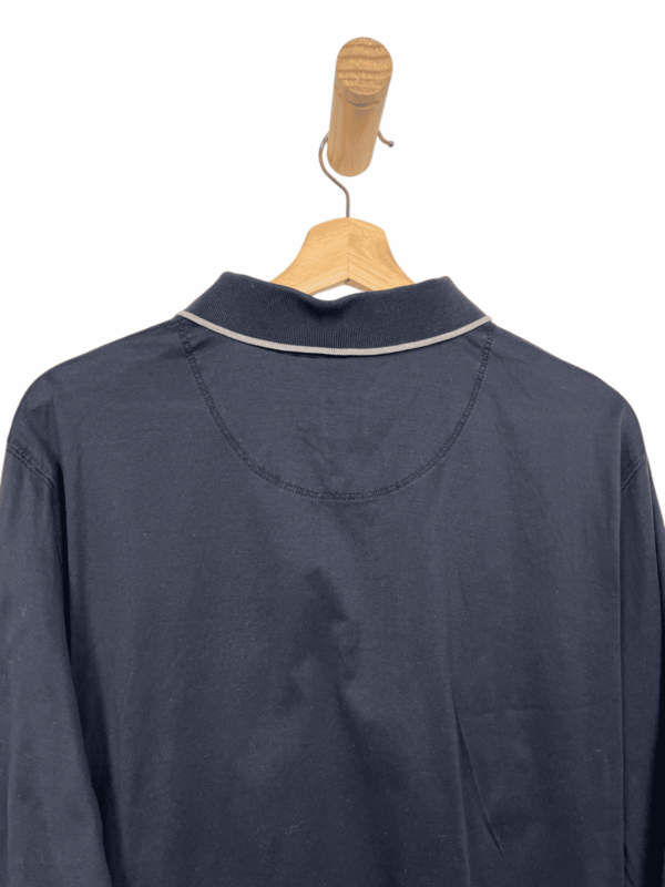 Hugo boss poloshirt blue navy long sleeve - Imagen 4