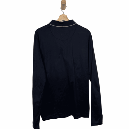 Hugo boss poloshirt blue navy long sleeve