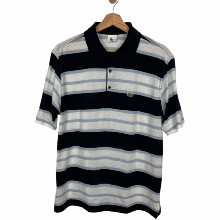 Lacoste poloshirt blue-white striped