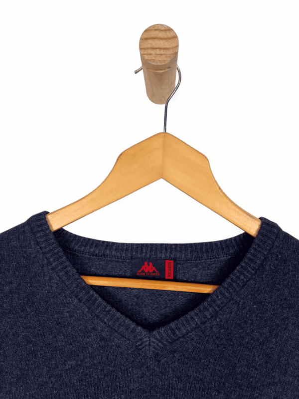 Kappa Knitwear Wool Blue Navy - Imagen 2