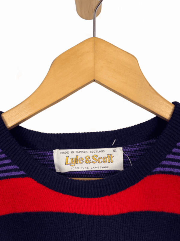 Lyle & Scott Knitwear Made in Scotland 100% wool - Imagen 3