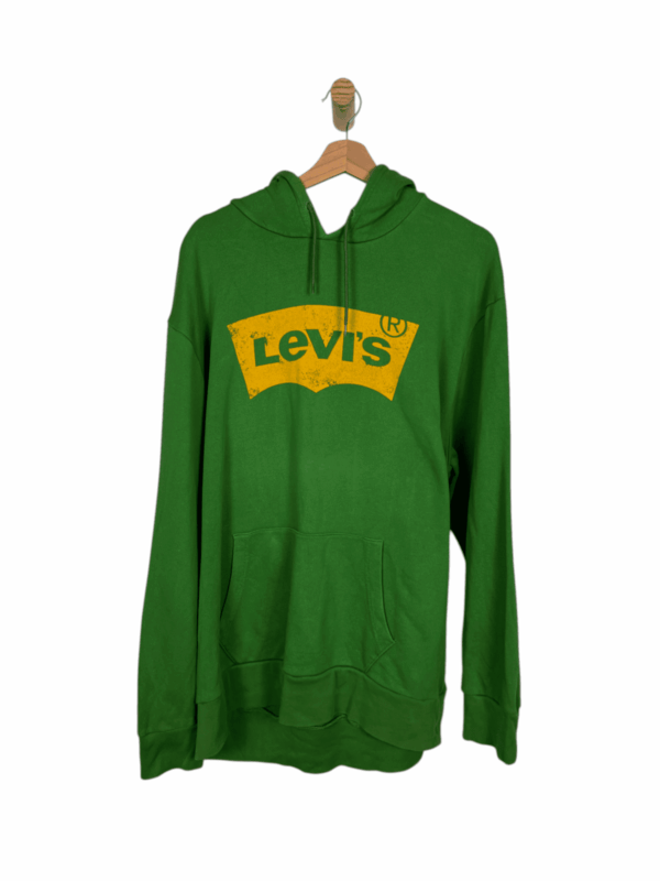 Levis Sweatshirt Hooded Green Jamaica
