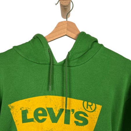 Levis Sweatshirt Hooded Green Jamaica