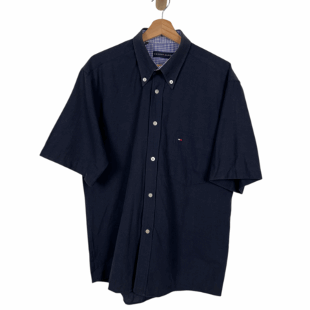 TOMMY HILFIGER SHIRT NAVY BLUE 90'S