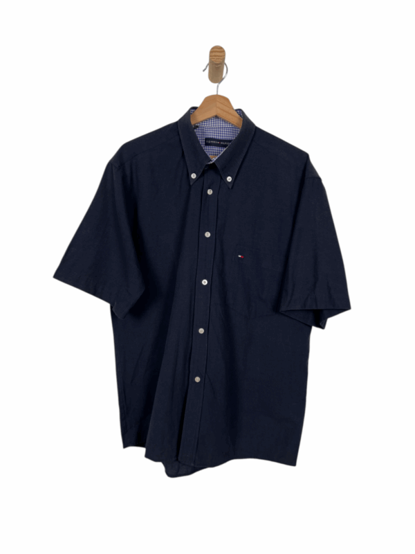 TOMMY HILFIGER SHIRT NAVY BLUE 90'S