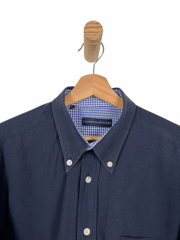 TOMMY HILFIGER SHIRT NAVY BLUE 90'S - Imagen 2