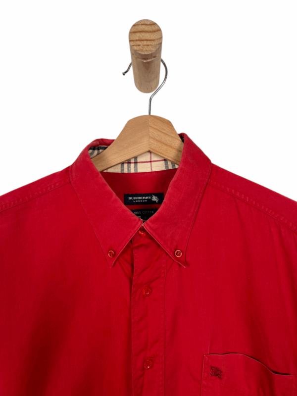 BURBERRY SHIRT RED - Imagen 2