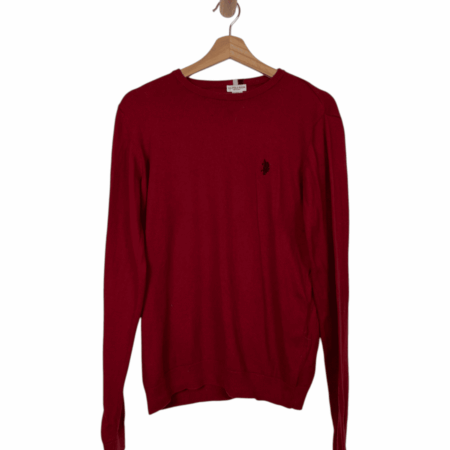U.S POLO ASSN. WINE RED CASHMERE