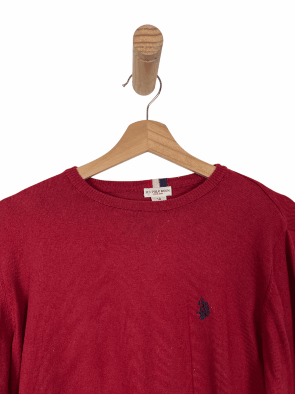 U.S POLO ASSN. WINE RED CASHMERE - Imagen 2