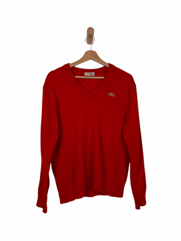 CHEMISE LACOSTE PULLOVER MADE IN FRANCE  60% WOOL