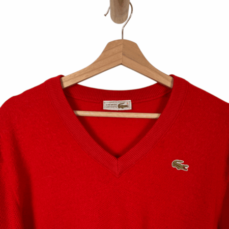 CHEMISE LACOSTE PULLOVER MADE IN FRANCE  60% WOOL