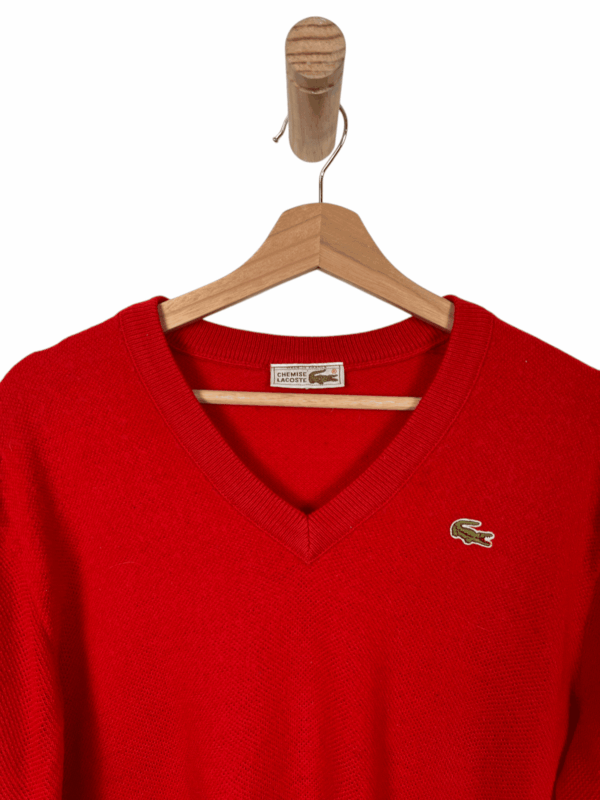 CHEMISE LACOSTE PULLOVER MADE IN FRANCE  60% WOOL - Imagen 2