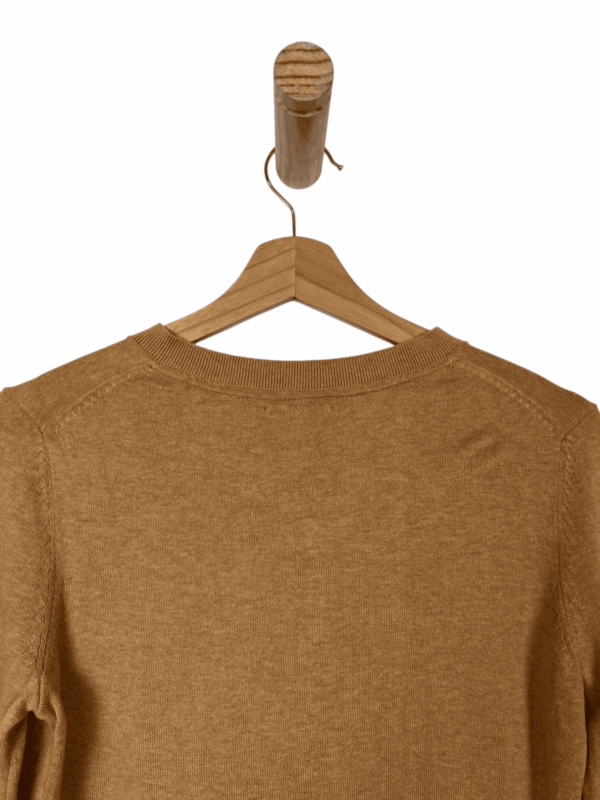 TOMMY HILFIGER PULLOVER LIGHT BROWN 2000s - Imagen 4