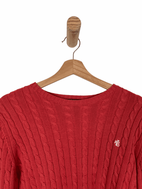 LAUREN RALPH LAUREN PULLOVER SALMON 2000'S - Imagen 2