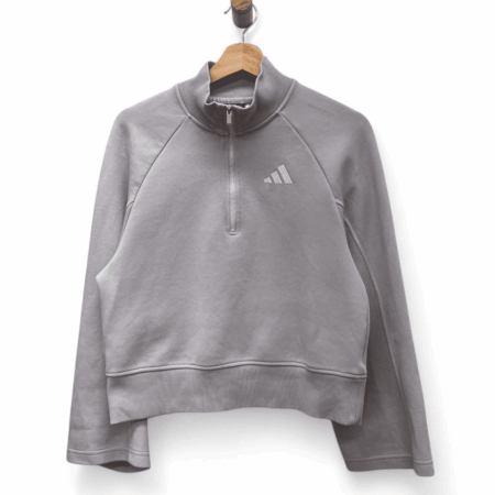 Adidas sweatshirt crop top 1/4