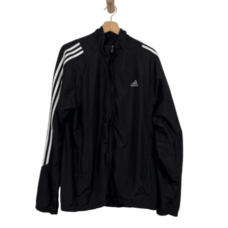 ADIDAS TRACKJACKET WHITE-BLACK 2000'S