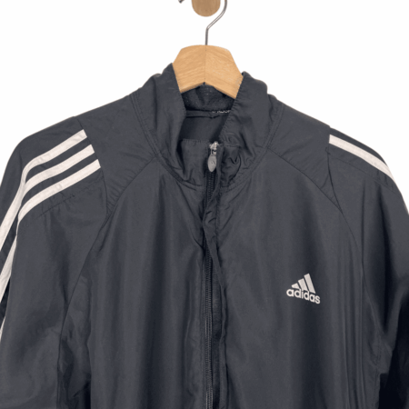 ADIDAS TRACKJACKET WHITE-BLACK 2000'S