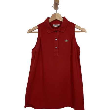 LACOSTE T-SHIRT WINE RED