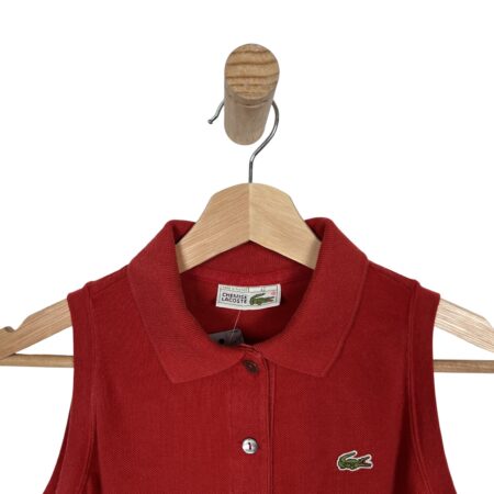 LACOSTE T-SHIRT WINE RED
