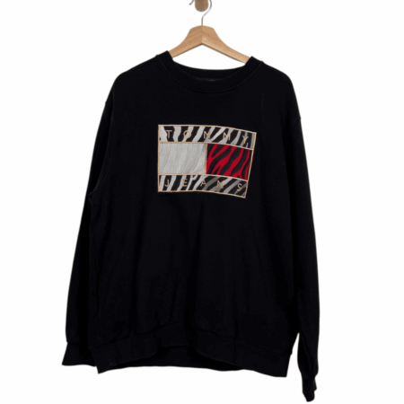 TOMMY JEANS SWEATSHIRT LEAOPARD 2000s