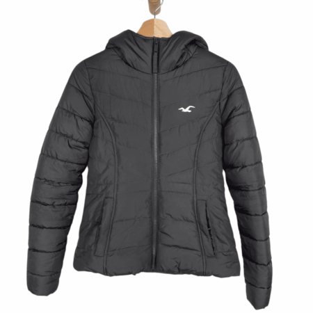 HOLLISTER PUFFER JACKET GREY