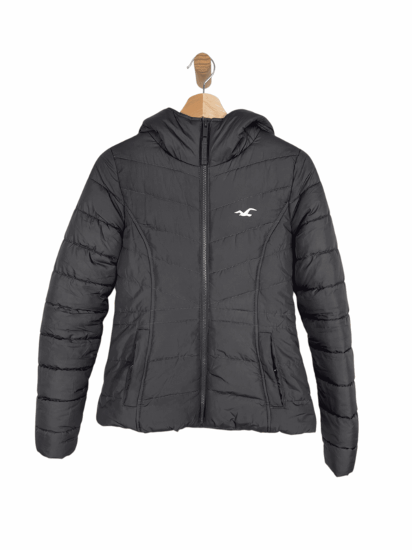 HOLLISTER PUFFER JACKET GREY