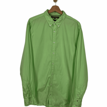 TOMMY HILFIGER SHIRT GREEN 2010s