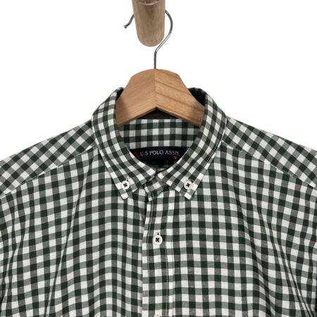 U.S POLO ASSN.  SHIRT GREEN SQUARED