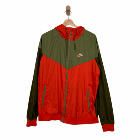 NIKE TRACKJACKET GREEN-ORANGE